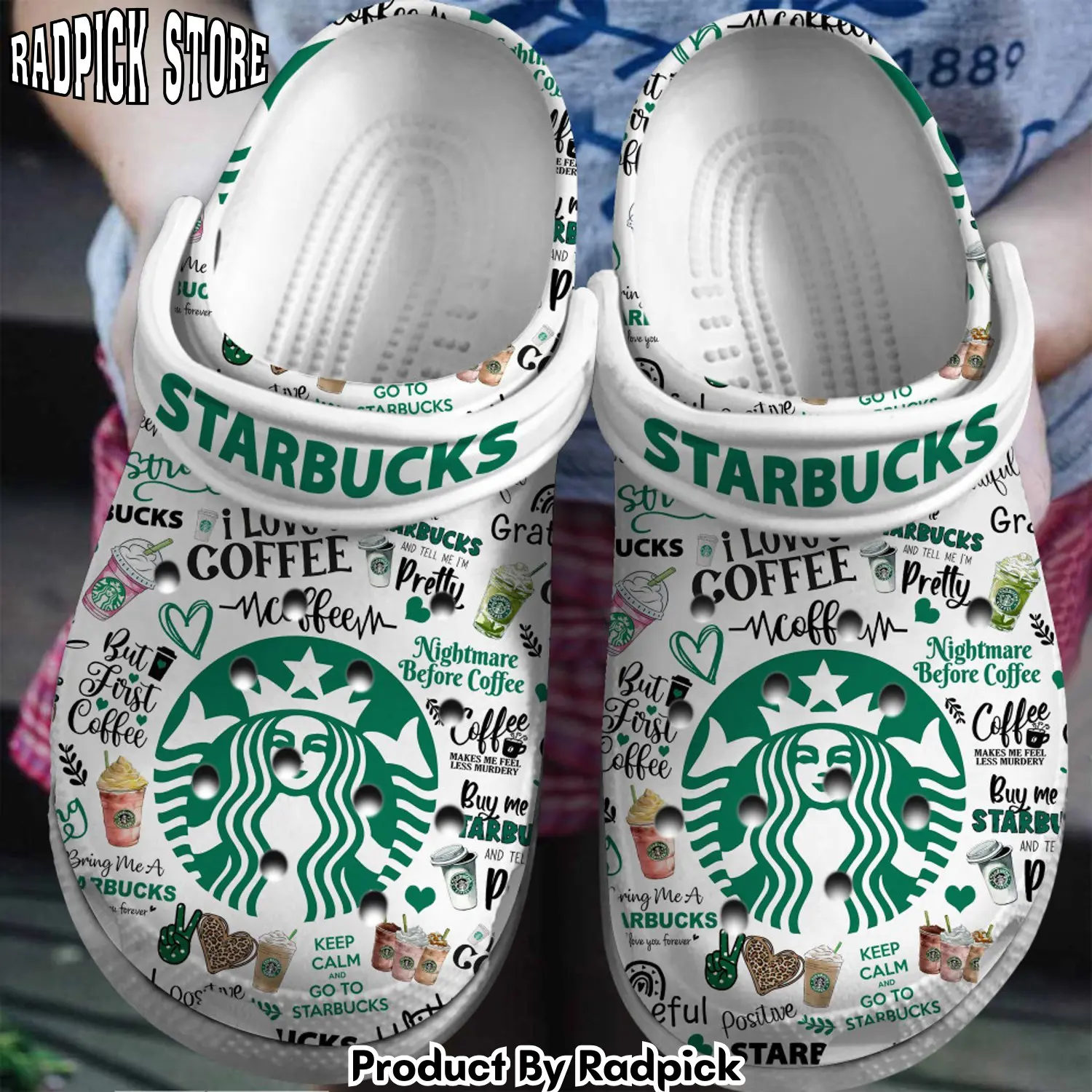 Radpick starbucks clogs shoes comfortable for men women opq rp6521183